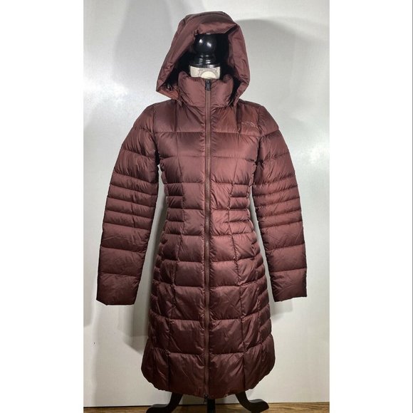 THE NORTH FACE Metropolis' Parka, Burgundy, Women's Size X-Small - Picture 1 of 5